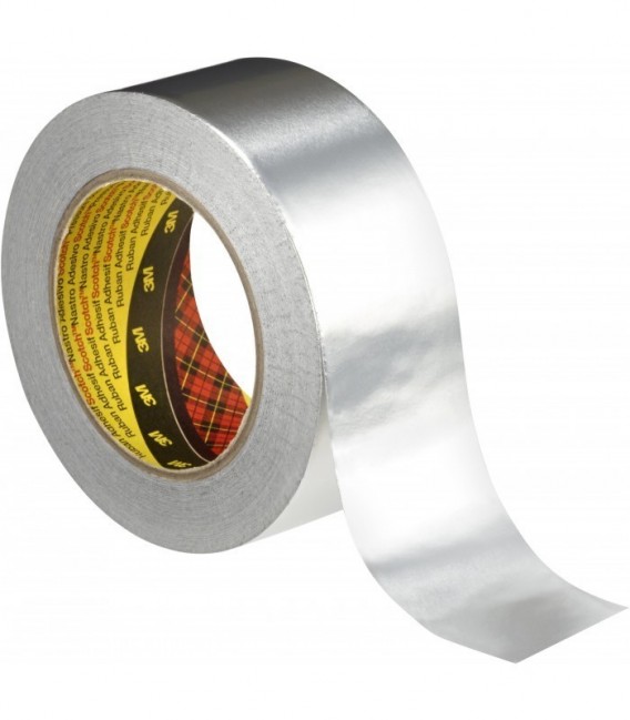Aluminium foil tape 3M  1436, Silver, 50 mm x 50 m