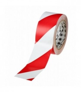Nastro per la segnaletica di sicurezza 3M™ 767i, Rosso/Bianco, 51 mm x 33 m