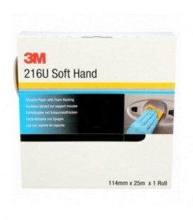 Abrasive roll 3M  Soft Hand 216U, 114 mm x 25 m, P180, 50331