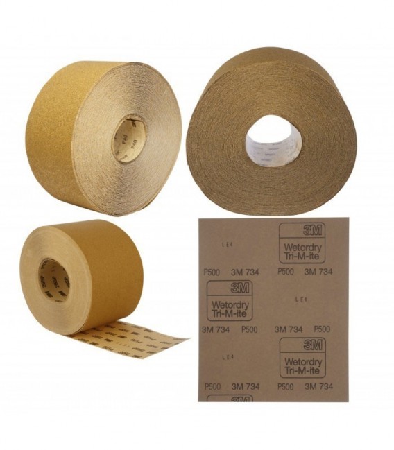 Abrasive roll 3M  255P, 115 mm x 50 m, P320, 04533