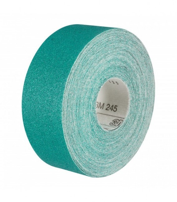 Abrasive roll 3M  Hookit 245, 75 mm x 25 m, P60, 61124