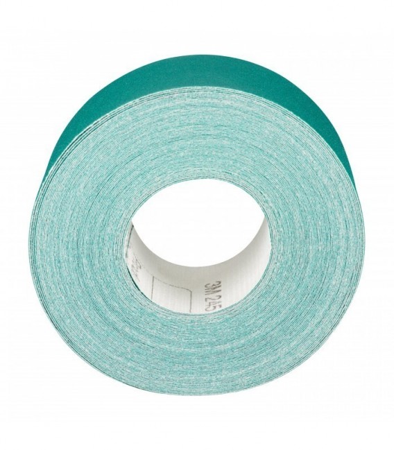 Rotolo abrasivo 3M  Hookit  245, 75 mm x 25 m, P80, 61123