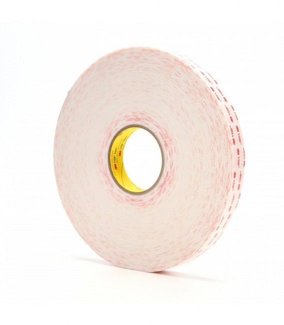 Tape 3M  VHB 4930P, White, 19 mm x 33 m, 0.6 mm