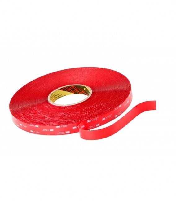 Nastro 3M™ VHB™ 4910F, Trasparente, 19 mm x 33 m, 1.0 mm