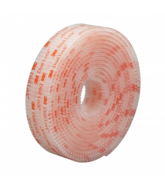 Removable fixing system 3M  Dual Lock SJ3560, Transparent, 25 mm x 45.7 m, Type 250