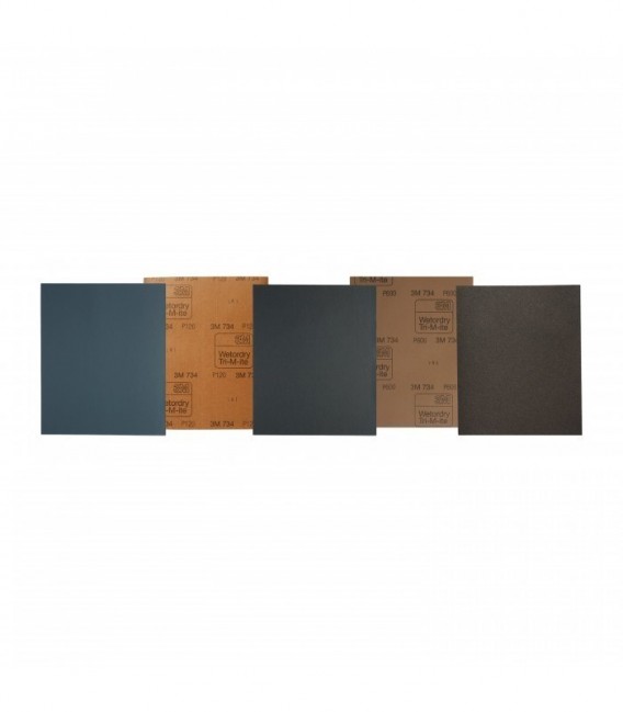 3M  734 Fogli 230mm x 280mm P220 PN1982