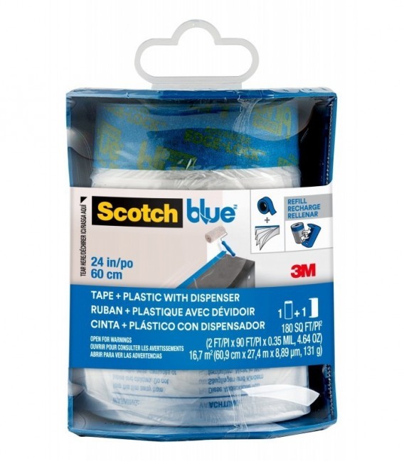 ScotchBlue PTD2093EL-24-S, 60.9 cm x 27.4 m, 1 Roll/Confection