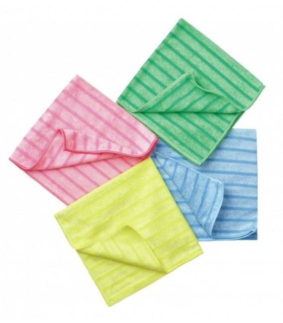 3M  Scotch-Brite Microfiber Universal MFU 14, Blue, 400 mm x 400 mm, 10/Confection