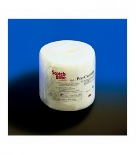 3M  Scotch-Brite Pre-Tagliato Cleaning Surfaces Delicate 690, White, 200 mm x 100 mm, 40/Rotolo