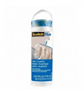 ScotchBlue Refilling of pre-drawn painting film PT2093EL-107, 270 cm x 17 m, 1 Roll/Confection