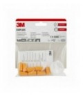 3M  Inserti auricolari 1100 con custodia, 1 kit con 4 paia (94-105 dB)