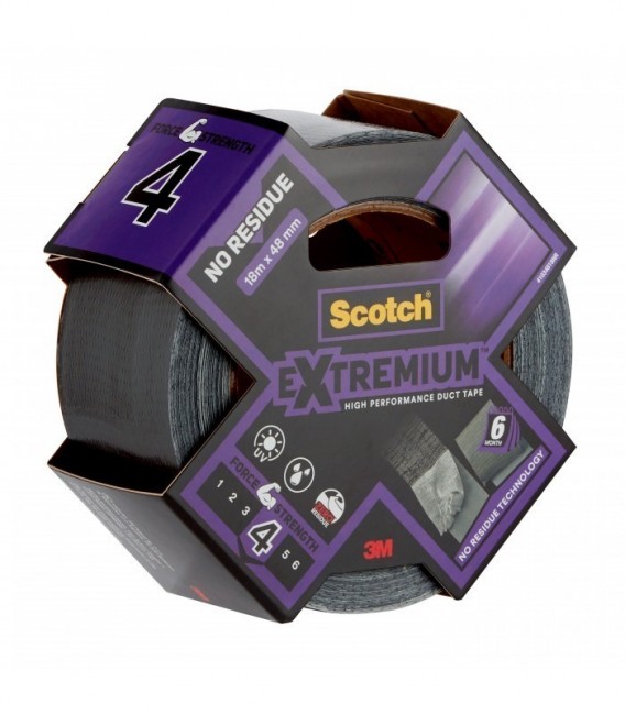 Scotch Extremium No Residue High performance adhesive tape 4103, 18.2 m x 48 mm 6UN/BOX