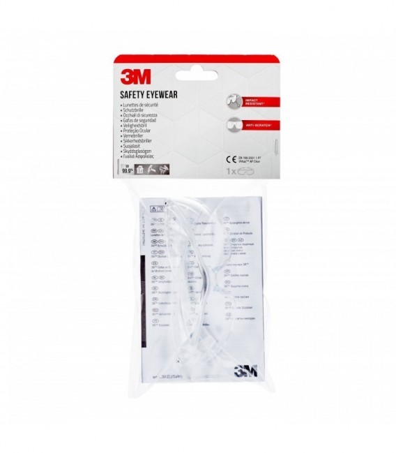 3M  Virtua  AP Occhiali di sicurezza, trasparenti, VIRC