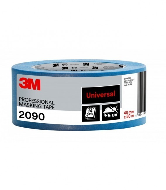 Masking tape 3M  2090, Multipurpose, Blue, 48mm x 50m, 1 ROL/PACK