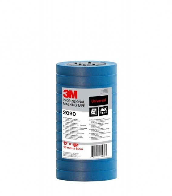 Masking tape 3M  2090, Multipurpose, Blue, 18mm x 50m, 12 ROL/PACK