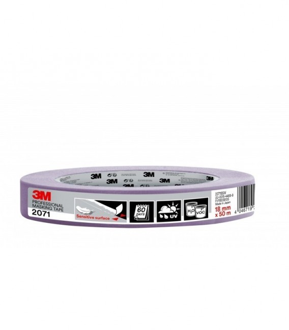 Masking tape 3M  2071, delicate, purple, 18mm x 50m, 1 ROL/PACK