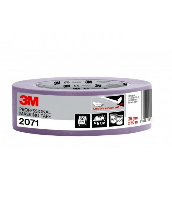 Nastro di mascheratura 3M  2071, delicato, viola, 36mm x 50m, 1 ROL/PACK