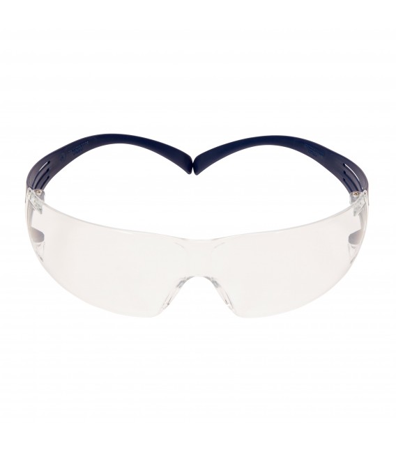 3M  SecureFit  200 Occhiali di protezione, montatura blu, trattamento anti-appannamento