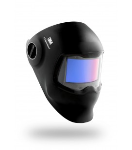 3M  Speedglas  elmetto per saldatura G5-02 con filtro per saldatura curvo, bardatura temporale, panno detergente e borsa, 621120