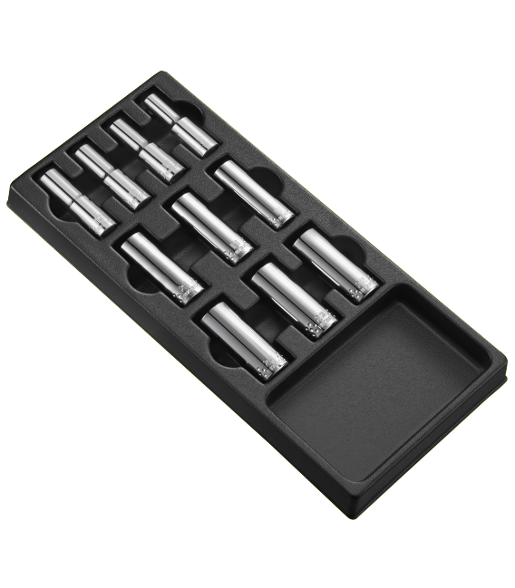MODULO DI BUSSOLE E ACCESSORI 1/2" METRICI - 10 PEZZI EXPERT E032201