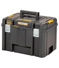 DWST83346-1 - TSTAK VI - Unità profonda porta elettroutensili con vasca portaoggetti amovibile, cerniere per aggancio laterale.