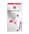 TUTA PROTETTIVA MONOUSO LIFEGUARD PLUS  CON CAPPUCCIO RAYS 63 gr./m2  101401 TLA
