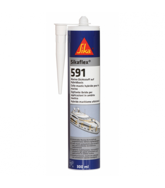 SIKAFLEX 591  SIGILLANTE MULTIUSO BIANCO  IN CARTUCCIA ML.300