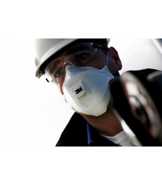 3M  Aura  Respiratore antiparticolato, FFP3, con valvola, 9332+