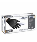 GUANTI IN NITRILE SENZA POLVERE FULL GRIP REFLEXX  N85 NERO     – gr. 8,4 PZ. 50 ULTRA RESISTENTE