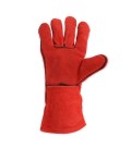 Guanto da saldatore rosso in crosta bovina  TG.10 RAYS GFC1008RD