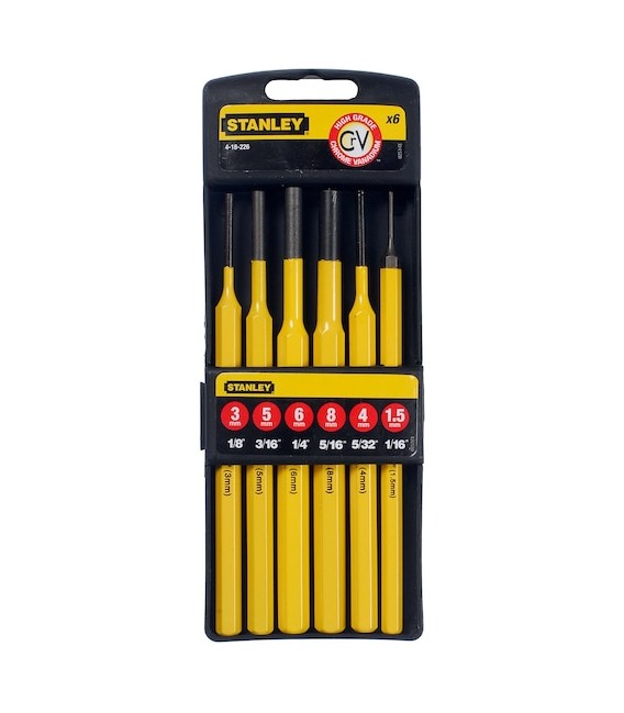 set di 6 cacciaspine stanley 4-18-226