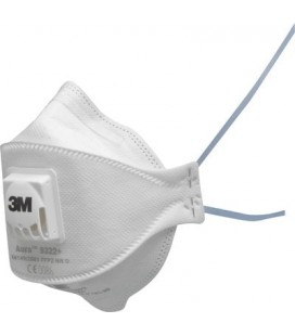 3M  Aura  Respiratore antiparticolato, FFP2, con valvola, 9322+