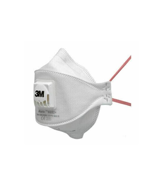 3M  Aura  Respiratore antiparticolato, FFP3, con valvola, 9332+
