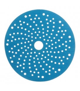 Disco abrasivo 3M  Hookit  325U, Blu, 150 mm, Multiforato, P240, 51377