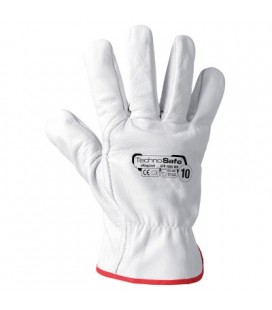GUANTI IN PELLE FIORE DI BOVINO TG.10  GFB1005WH RAYS