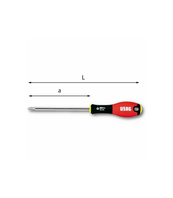 GIRAVITI PER VITI CON IMPRONTA A CROCE PHILLIPS® 2X125,USAG 322PH