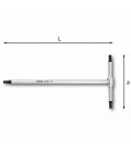Chiave T esagonale maschio brugola 4 mm 280 T,  USAG