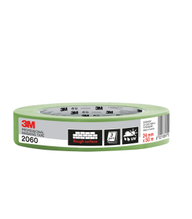 Nastro di mascheratura 3M™ 2060, per superfici ruvide, verde, 24mm x 50m, 1 Rotolo/Confezione
