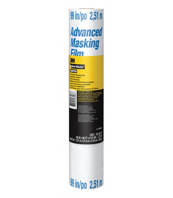 3M™ Hand-Masker™ Advanced Masking Film, AMF99-8G, 2.51 m x 27.4 m, 1 Rotolo/Confezione