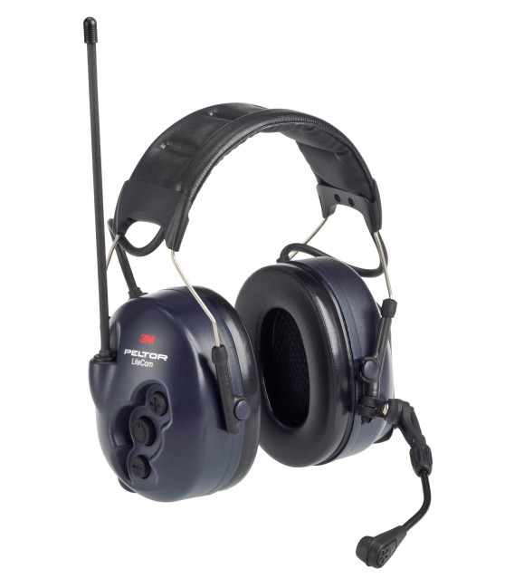 Cuffie 3M™ PELTOR™ LiteCom, 32 dB, PMR 446 MHz, bardatura temporale, MT53H7A4400-EU