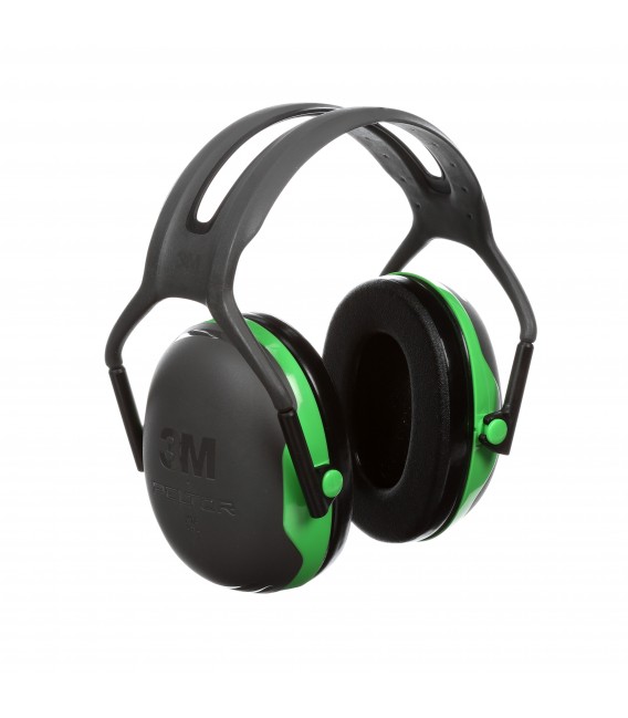 3M™ PELTOR™ Cuffie auricolari, verde, bardatura temporale, X1A