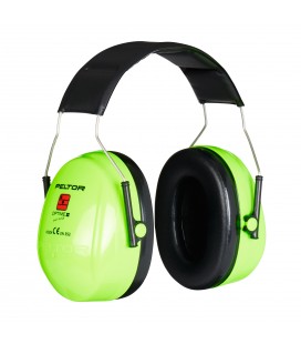 3M™ PELTOR™ Optime™ II Cuffie auricolari, giallo, Hi-Viz, con bardatura temporale, H520A-472-GB