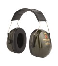 3M™ PELTOR™ Optime™ II Cuffie auricolari, verde, con bardatura temporale, H520A-407-GQ
