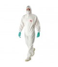TUTA PROTETTIVA MONOUSO LIFEGUARD PLUS CATEGORIA DPI III TIPO 5/6 CON CAPPUCCIO RAYS 63 gr./m2  101401 TLA