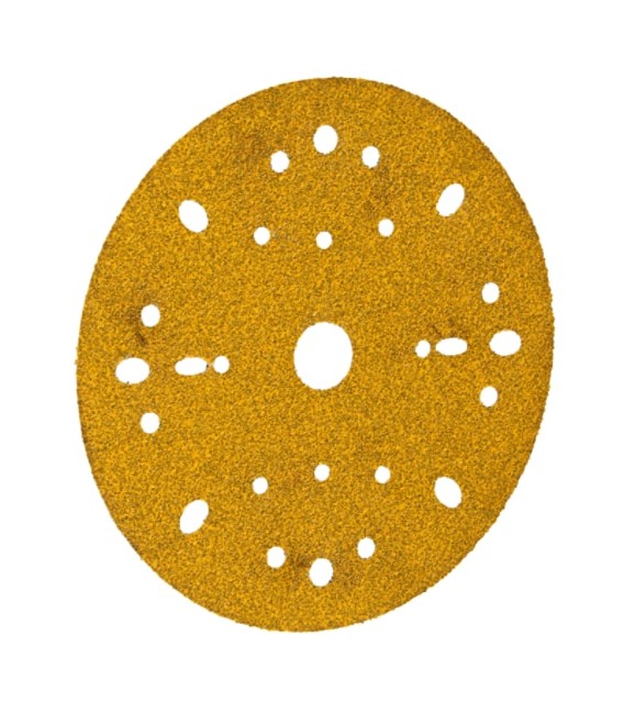 Disco abrasivo Gold 3M™ Hookit™ 288U, 150 mm, multiforato, 40D, 9280