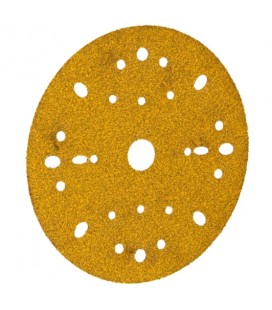 Disco abrasivo Gold 3M™ Hookit™ 288U, 150 mm, multiforato, 40D, 9280