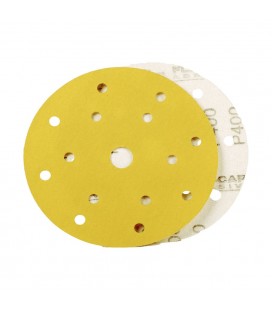 Disco velcro linea Flex LB 15 fori linea brown 152mm grana 180    flex car