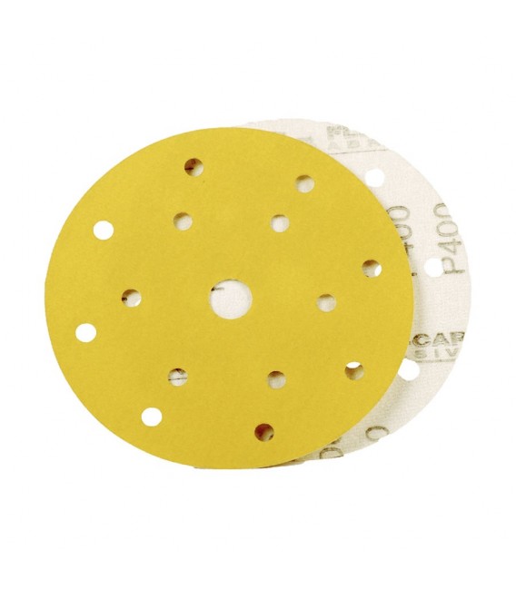 Disco velcro linea Flex LB 15 fori linea brown conf.da 50pz. 152mm p40 flex car